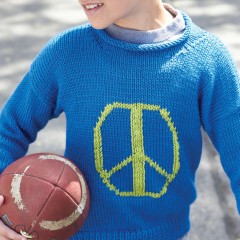 Caron - Peaceful Kiddo Pullover in Simply Soft (downloadable PDF)