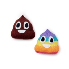 Caron - Poop Emoji Knit Pillows in Simply Soft (downloadable PDF)