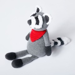 Caron - Rocky Raccoon Toy in Simply Soft (downloadable PDF)