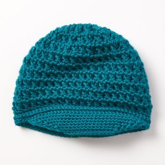 Caron - Textured Cap in Simply Soft (downloadable PDF)