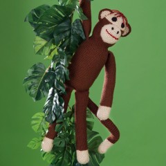Caron - Sock Monkey Toy in Simply Soft (downloadable PDF)