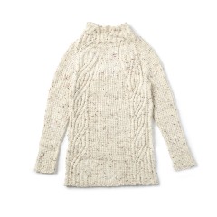 Caron - Texture Shifts Knit Sweater in Simply Soft Tweeds (downloadable PDF)