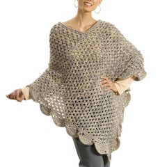 Caron - The Gift Poncho in Simply Soft (downloadable PDF)