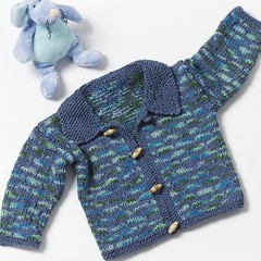 Caron - Toddler Sweater in Simply Soft Paints (downloadable PDF)