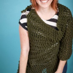 Caron - Sheep (ish) Wirlwind Wrap in Simply Soft (downloadable PDF)