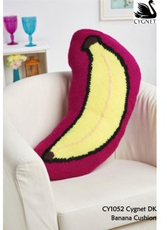 Cygnet 1052 - Banana Cushion in Cygnet DK (downloadable PDF)