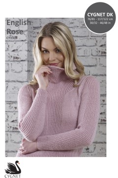 Cygnet 1306 English Rose Sweater in Cygnet DK (leaflet)