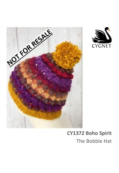 Cygnet 1372 - The Bobble Hat in Boho Spirit (downloadable PDF)