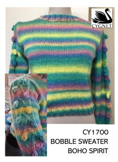 Cygnet 1700 - Bobble Sweater in Boho Spirit (downloadable PDF)