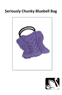 Cygnet - Bluebell Bag in Seriously Chunky (downloadable PDF)