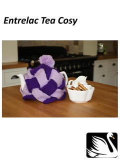 Cygnet - Entrelac Tea Cosy in Cygnet DK (downloadable PDF)