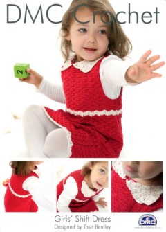 DMC 14929L/2 Crochet Girls' Shift Dress (Leaflet)