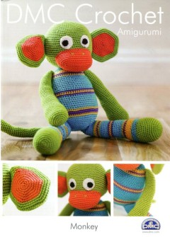 DMC 15048L/2 Crochet Amigurumi Monkey (Leaflet)