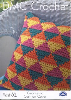 DMC 15235L/2 Geometric Cushion Cover in Natura XL (Leaflet)