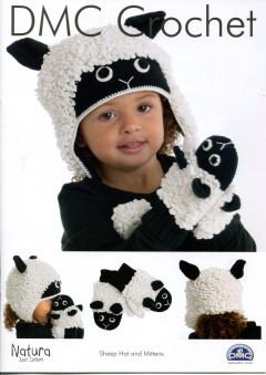 DMC 15321L/2 Crochet Sheep Hat and Mittens (Leaflet)