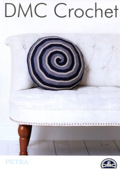 DMC 15410L/2 Crochet Round Spiral Cushion (Leaflet)