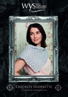 West Yorkshire Spinners - Exquisite Shawlette by Anniken Allis in Exquisite Lace (downloadable PDF)