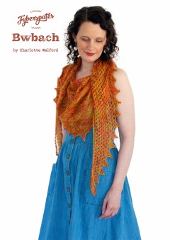 Fyberspates - Bwbach - Shawl by Charlotte Walford in Faery Wings (downloadable PDF)