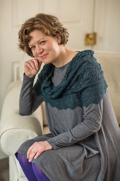 Fyberspates - Loveny Mantle - Cowl by Judy Furlong in Scrumptious Lace (downloadable PDF)