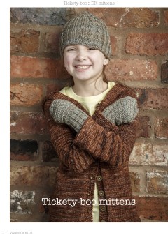 Fyberspates - Tickety Boo - Mittens by Rachel Coopey in Vivacious DK (downloadable PDF)