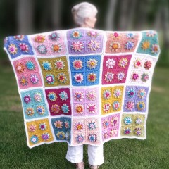 Apple Blossom Dreams - Sunnyside Up Afghan in Stylecraft Special DK - US Terms (downloadable PDF)