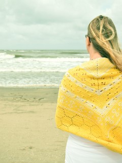 Christina Hadderingh - (NL) History of Bees Shawl in Scheepjes Metropolis (downloadable PDF)