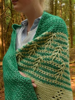Christina Hadderingh - (US) History of Trees Shawl in Scheepjes Stone Washed (downloadable PDF)