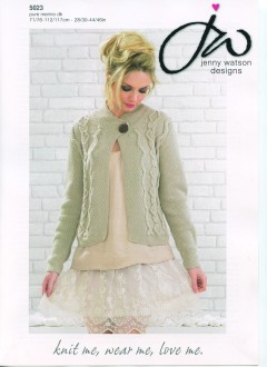 Jenny Watson 5023 Jacket in Pure Merino DK (leaflet)