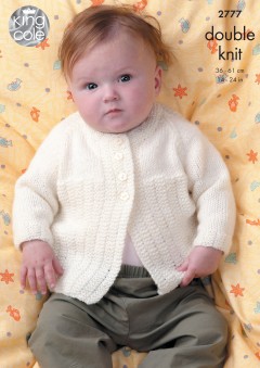 King Cole 2777 - Boys Jackets and Sweater in DK (downloadable PDF)