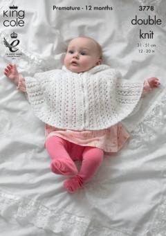 King Cole 3778 Cape and Jackets in Glitz DK (downloadable PDF)
