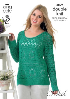 King Cole 3899 Sweater and Top (downloadable PDF)