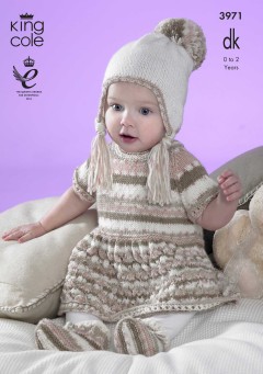 King Cole 3971 Baby Set in DK (downloadable PDF)