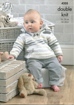 King Cole 4205 Baby Set in King Cole DK (downloadable PDF) 