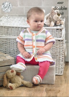 King Cole 4207 Baby Set in King Cole DK (downloadable PDF) 