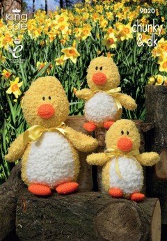 King Cole 9020 Ducks in Cuddles Chunky (downloadable PDF)