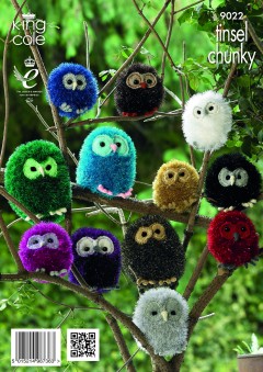 King Cole 9022 Owls in Tinsel Chunky (leaflet)