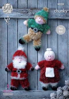 King Cole 9029 Christmas Toys in Tinsel Chunky (downloadable PDF)