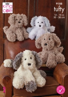 King Cole 9188 Dogs in Tufty Chunky (leaflet)