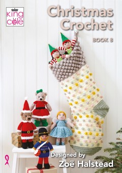 King Cole Christmas Crochet Book 8 by Zoe Halstead (book)