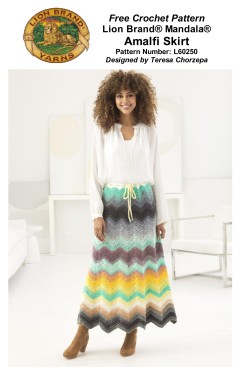 Lion Brand L60250 - Amalfi Skirt in Mandala (downloadable PDF)