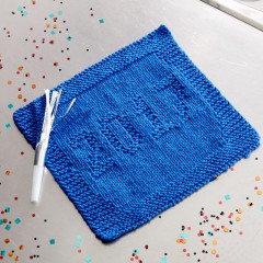 Sugar 'n Cream - 2017 Knit Dishcloth in Solids (downloadable PDF)