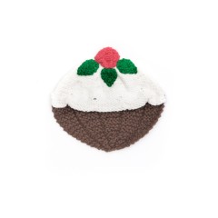 Sugar 'n Cream - Christmas Pudding Dishcloth in Solids (downloadable PDF)