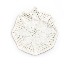 Sugar 'n Cream - Doily Style Dishcloth in Solids (downloadable PDF)