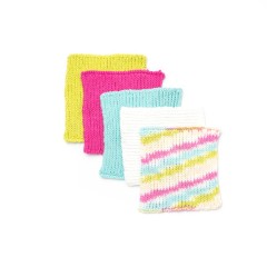 Sugar 'n Cream - Double Thick Dishcloth in Solids or Ombres (downloadable PDF)