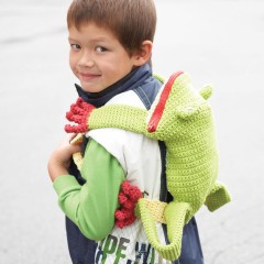 Sugar 'n Cream - Frog Back Pack in Solids and Stripes (downloadable PDF)