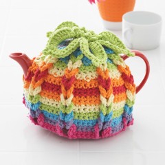 Sugar 'n Cream - Hot Hibiscus Tea Cozy in Solids and Scents (downloadable PDF)