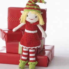 Sugar 'n Cream - Lily the Christmas Elf in Solids (downloadable PDF)