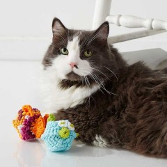 Sugar 'n Cream - Puffy Stuffy Cat Toys in Solids and Ombres (downloadable PDF)