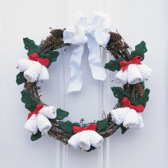 Sugar 'n Cream - Seasons Greetings Wreath in Solids (downloadable PDF)