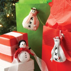 Sugar 'n Cream - Snowmen Ornaments in Solids (downloadable PDF)